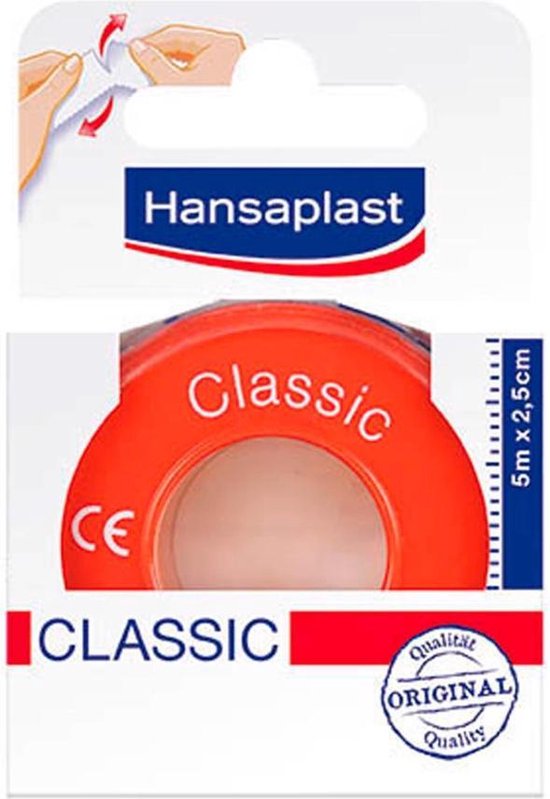 Hansaplast Classic Hechtpleister 2,5cm x 5m