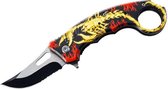 Herbertz Zakmes Karambit Skorpion Rvs Zwart/geel