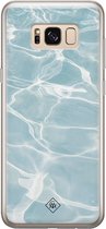 Samsung S8 hoesje siliconen - Oceaan | Samsung Galaxy S8 case | blauw | TPU backcover transparant