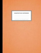 Composition Notebook - Canvas Collection, 8.5 x 11, College Ruled, 100 pages