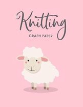 Knitting Graph Paper: Knitting Notebook, Graph Paper Notebook, Ratio 2:3 with 100 Pages, Sheep
