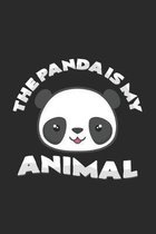 The panda is my animal: 6x9 Panda - grid - squared paper - notebook - notes