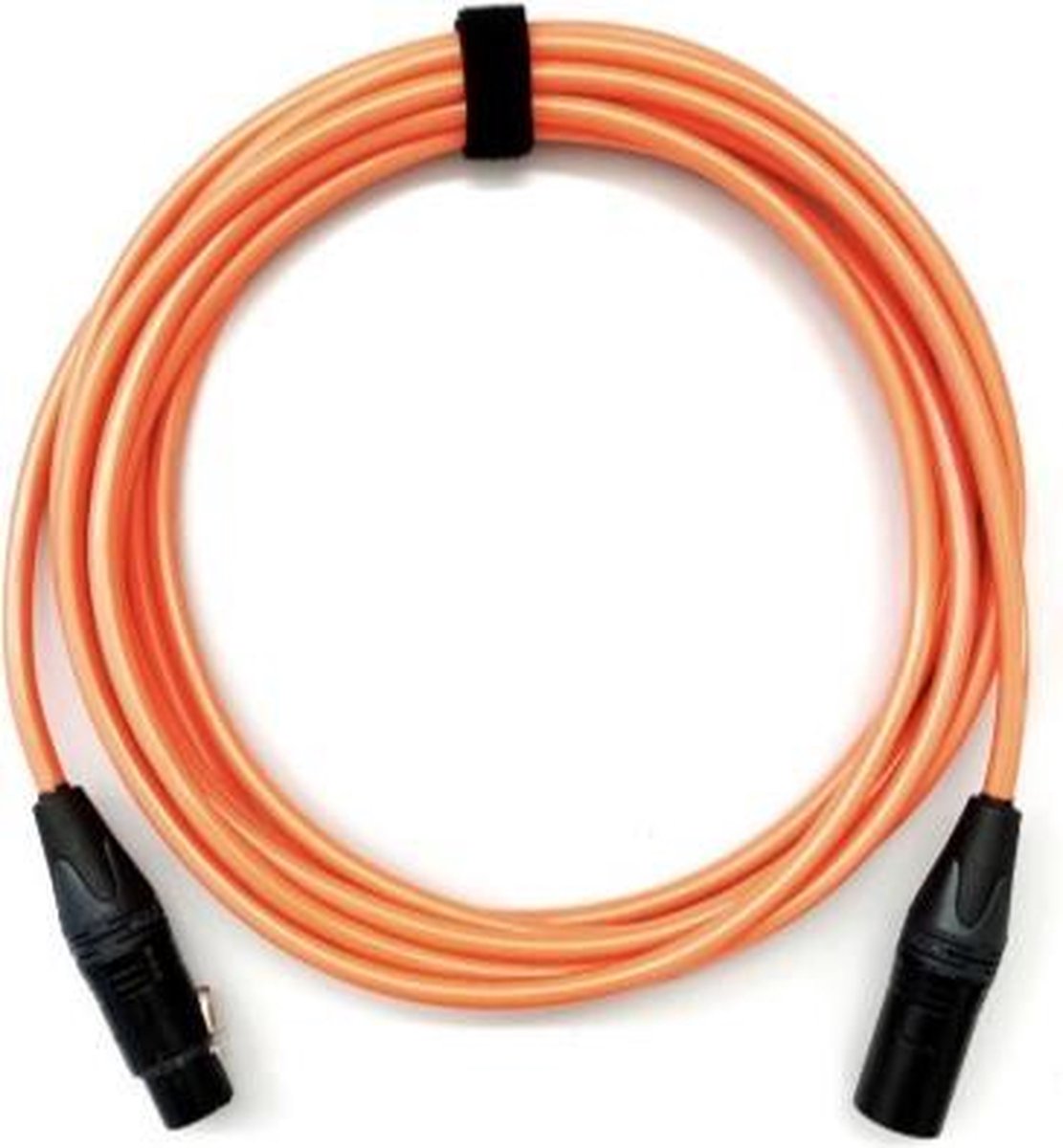 Tasker-Neutrik-XLR-XLR-microfoon-audio-T32MBAG06FBAGOR-Kleur: Fluo Orange-Lengte: 6 meter-Handgemaakt NL