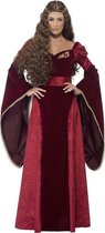 "Middeleeuwse koninginnen outfit voor vrouwen  - Verkleedkleding - XL"