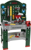 Klein Toys Bosch werkstation - 44 onderdelen - incl. leerfunctie, bandschroef en talrijke opbergmogelijkheden - groen