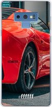 Samsung Galaxy Note 9 Hoesje Transparant TPU Case - Ferrari #ffffff