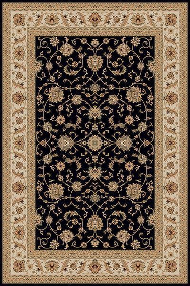 Klassiek vloerkleed Marrakesh - zwart - 120x170 cm