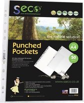 Seco showtas - A4 - 11-gaats - PP 50 micron - transparant - 100 stuks - milieuvriendelijk - SE-PP50