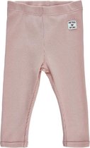 Me Too - baby legging - rib - roze - Maat 68