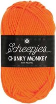 Scheepjes Chunky Monkey 100g - 2002 Orange - Oranje