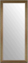 Spiegel Goud L 40x130 cm – Carlo – lange spiegel – Wandspiegels Groot – Gouden Spiegel – Perfecthomeshop