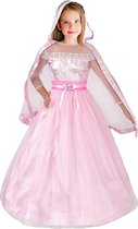 Barbie Verkleedjurk Meisjes Polyester Rood Mt 8-10 Jaar