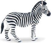 Safari Speeldier Zebra Junior 11 X 9 Cm Zwart/wit