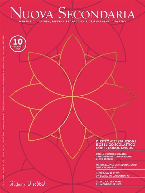 Rivista Nuova Secondaria 10 - Nuova Secondaria 10/2020 - cover