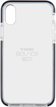 Gecko - Coque Arrière Bounce 3m pour Apple iPhone XS Max - Noir / Transparent