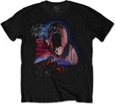 Pink Floyd Heren Tshirt -2XL- The Wall Scream & Hammers Zwart