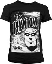 The Phantom Dames Tshirt -M- Sketch Zwart