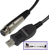 USB-microfoonkabel, kabellengte: 3,5M