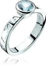 ZINZI zilveren mama ring blauw ZIR849B