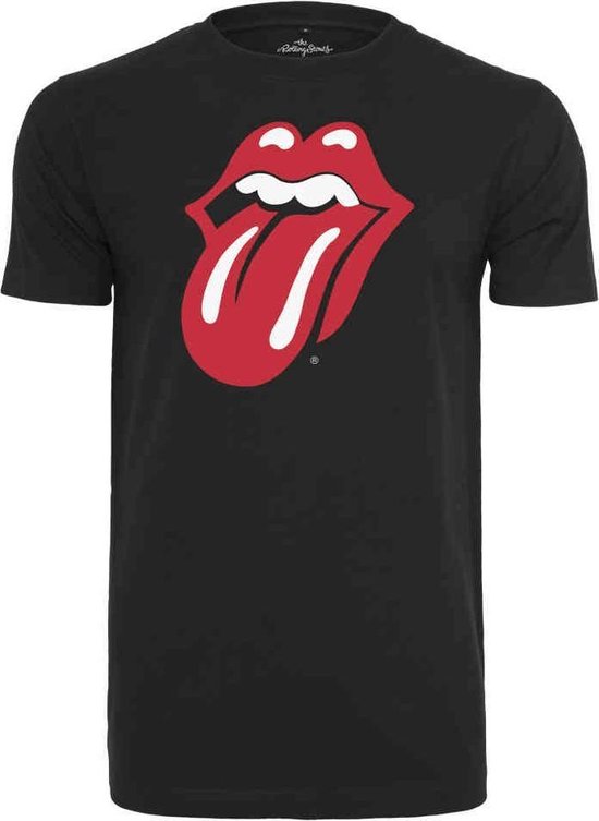Merchcode The Rolling Stones - Rolling Stones Tongue Heren T-shirt - M - Zwart