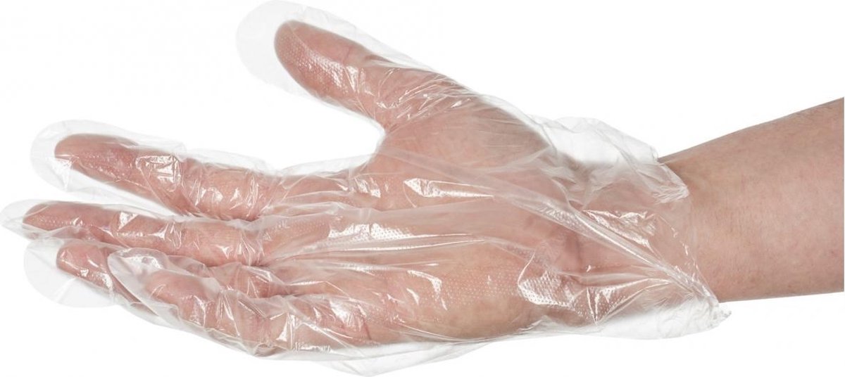Plastic / Plastieken handschoenen wegwerp - HeroTouch -  huishoudhandschoenen... | bol.com