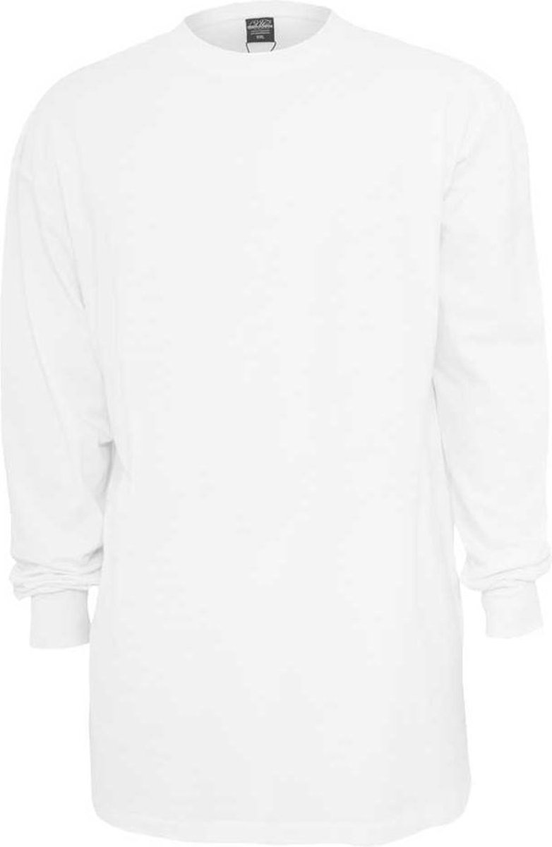 Urban Classics Tall Longsleeve shirt L Wit