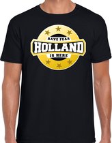 Holland is here t-shirt zwart voor heren M