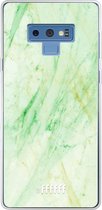 Samsung Galaxy Note 9 Hoesje Transparant TPU Case - Pistachio Marble #ffffff