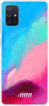Samsung Galaxy A71 Hoesje Transparant TPU Case - Abstract Hues #ffffff