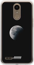 LG K10 (2018) Hoesje Transparant TPU Case - Moon Night #ffffff