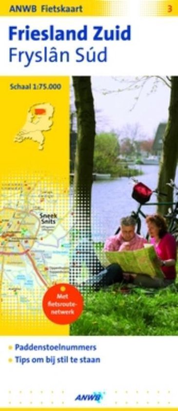 9789018022464 - Friesland zuid fietskaart