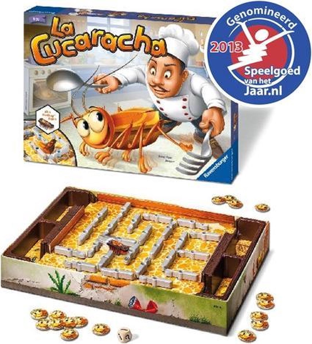 Millimeter Voorafgaan Dek de tafel Ravensburger La Cucaracha - Kinderspel | Games | bol.com