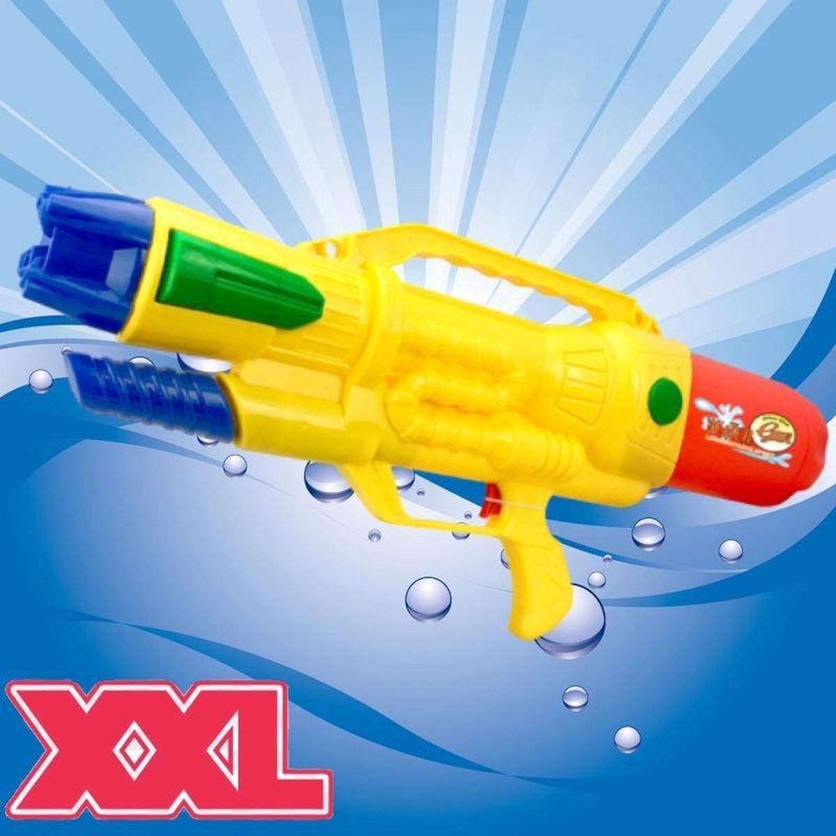 Decopatent® XL Super Soaker Waterpistool - 1.8 L - Waterpistool Jongens & Meisjes - Groot Watergeweer - 63.5 x 10 x 26 Cm - Geel
