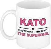 Kato The woman, The myth the supergirl cadeau koffie mok / thee beker 300 ml