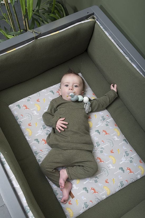 Baby's Only Boxkleed Forest Parklegger Speelkleed Mustard 75x95