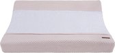 Baby's Only Gebreide baby aankleedkussenhoes - Waskussenhoes - Overtrek verzorgingskussen Flavor - Classic Roze - 45x70 cm