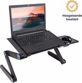 Funxion Premium Laptopstandaard met Koelventilator - Met Muisbord - Aluminium