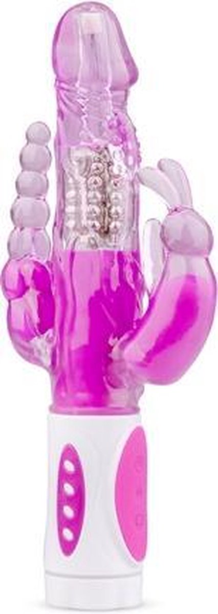 Goedkoopste Easytoys Vibe Collection - Raving Rabbit Vibrator - Paars