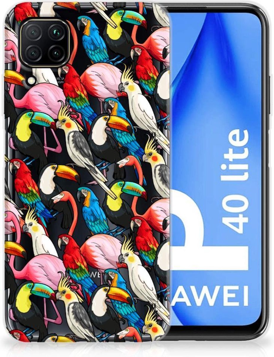 Huawei P40 Lite TPU Hoesje Birds