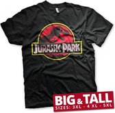 JURASSIC PARK - T-Shirt Big & Tall - Logo Distressed (3XL)