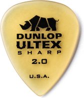 Dunlop Ultex Sharp Player's Pleks 2,00 mm, 6er-Set - Plectrum set