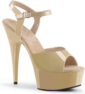 EU 35 = US 5 | DELIGHT-609 | 6 Heel, 1 3/4 PF Ankle Strap Sandal