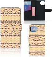 Wallet Book Case Motorola Moto G 5G Plus GSM Hoesje Aztec Yellow