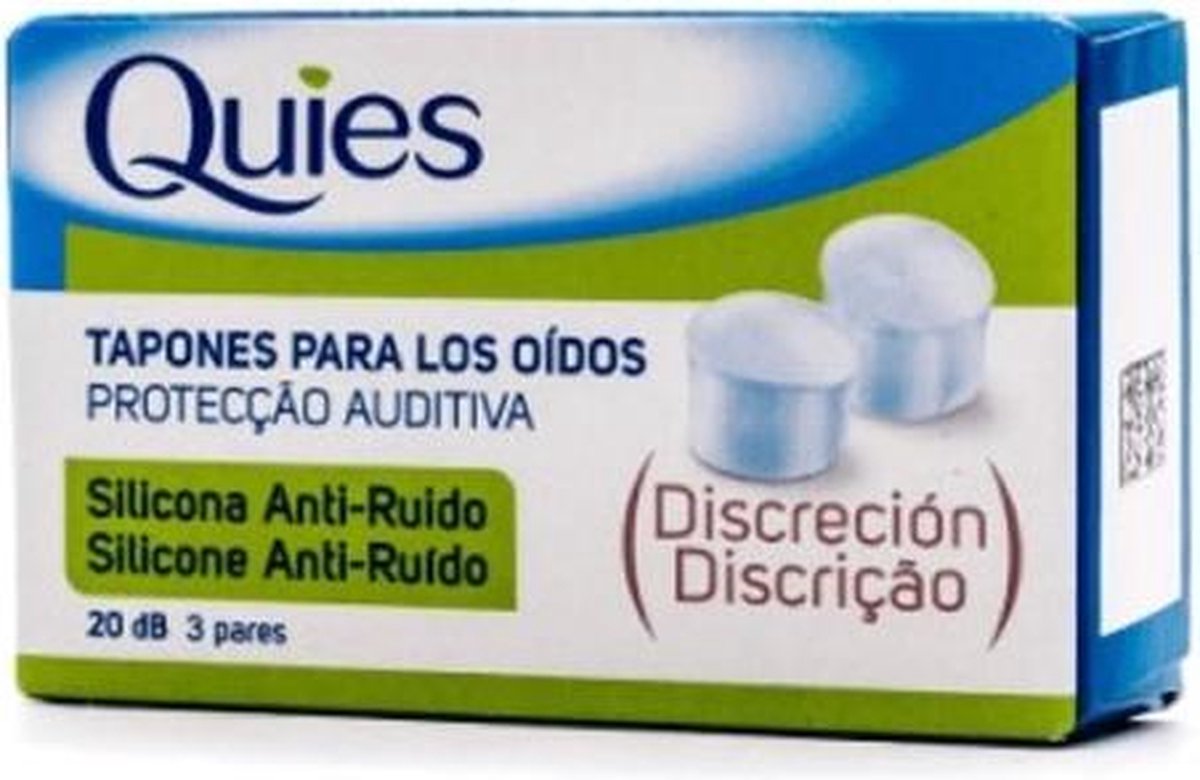 Quies Tapones Silicona Antiruido 6 Units