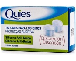 Quies Tapones Silicona Antiruido 6 Units
