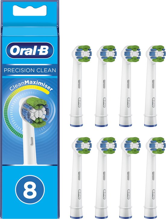 Oral-B Precision Clean Opzetborstel Met CleanMaximiser-technologie, Verpakking Van 8 Stuks - Oral B