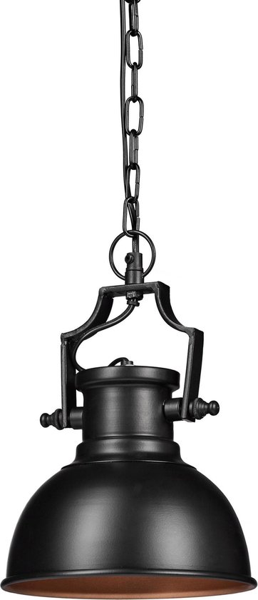 Gemarkeerd Voorbereiding loterij relaxdays - hanglamp industrieel klein - 3 kleuren - shabby retro -  plafondlamp zwart | bol.com