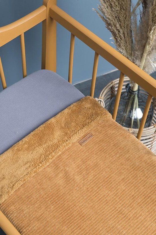 Baby's Only Ledikantdeken teddy - Baby deken Sense - Dekentje voor jongens en meisjes - 2.6 TOG - 100x135 cm - Zeegroen - Rib corduroy stof - Herfst & winter deken van Baby's Only — afbeelding 3