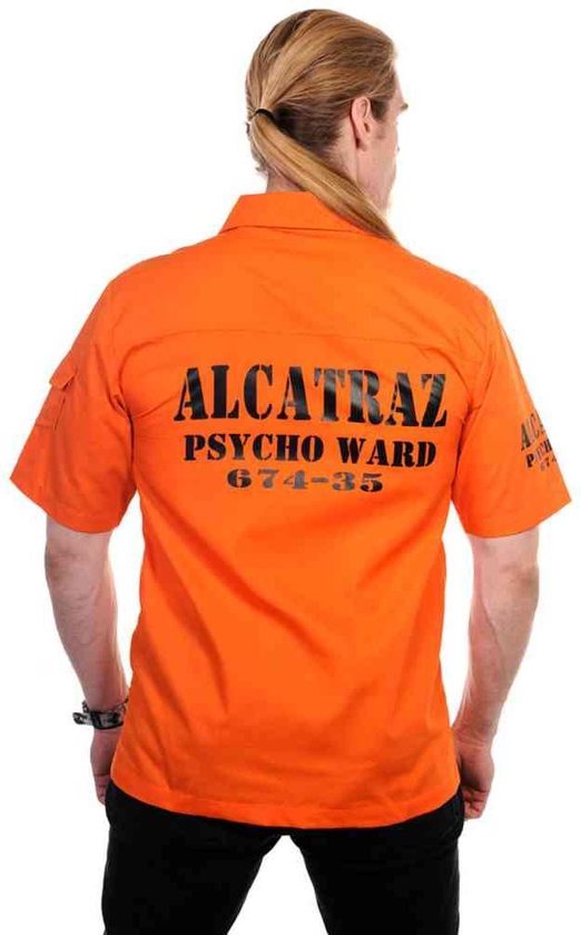 Banned - ALCATRAZ Overhemd - XL - Oranje