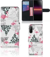 Full Body Protection Housse pour Sony Xperia L4 Coque Téléphone Triangle Flamingo